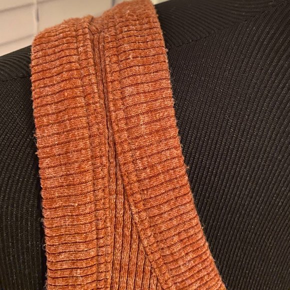 Burnt Orange Knit Tank Top - Picture 4 of 4